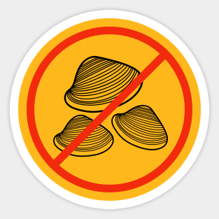 Clams! (light) Sticker